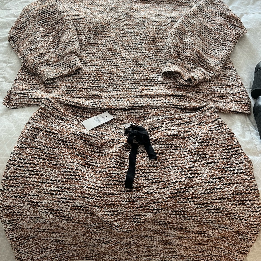 Cozy Knit Sweater and Skirt Set